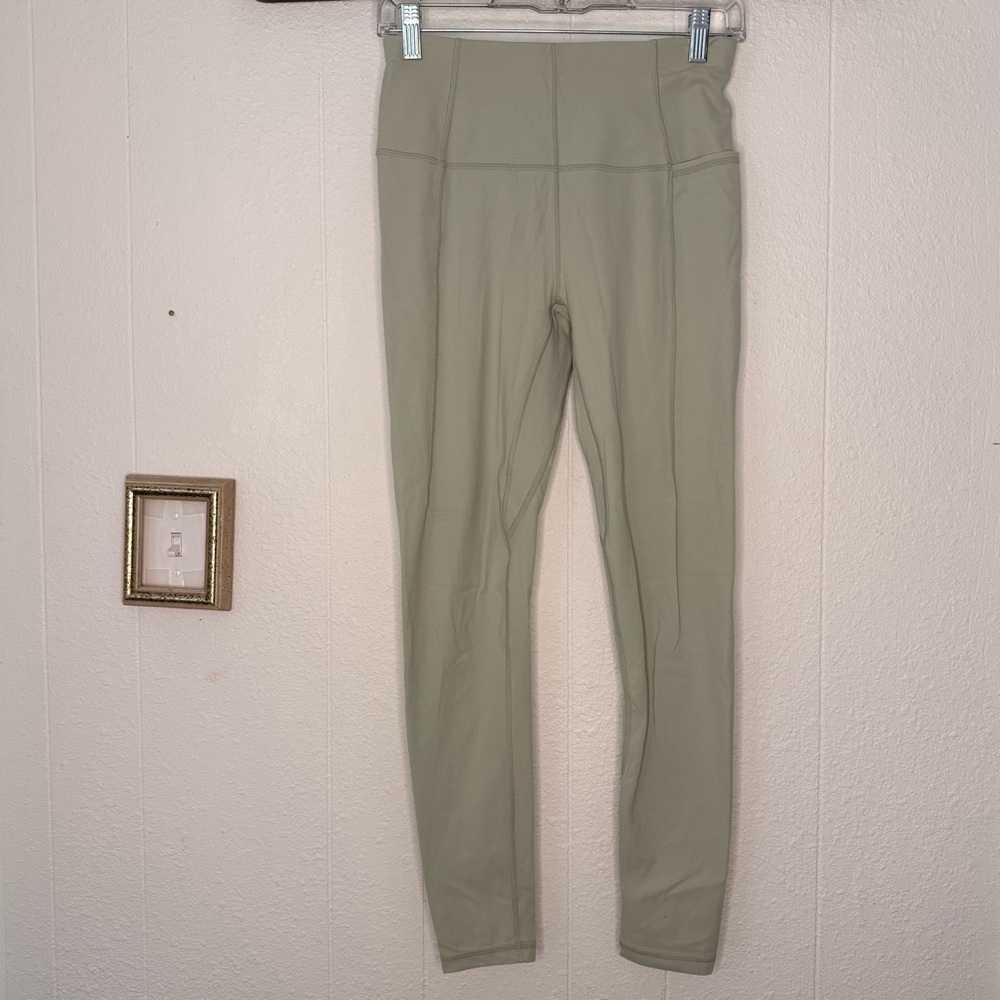 Sweaty Betty High-Waist Sage Green Leggings